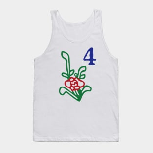 Season Flower Dong 4 Winter 竹 Tile. It's Mahjong Time! Tank Top